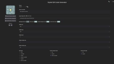 Styled QR Code Generator screenshot 1