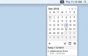 Itsycal screenshot 1
