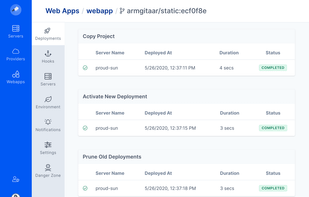 Deploy your Alpas, Laravel, PHP, and NodeJS web apps.