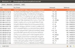 Electrum screenshot 1