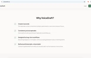 Why VoiceDraft?