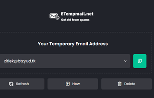 ETempMail screenshot 1