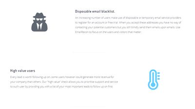 Detect disposable email addresses in real-time and in your database