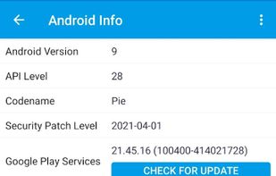 Android System Info screenshot 1