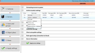 Server Backup
Macroscop Professional IP Camera Software
macroscop.com/en