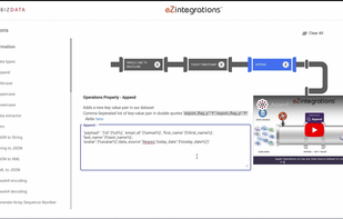 eZintegrations™ pipelines.