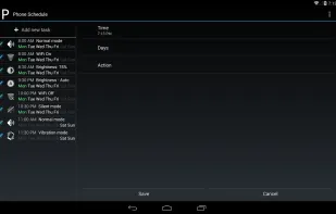 Phone Schedule screenshot 1