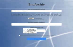 EncArchiv screenshot 1