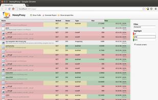 HoneyProxy screenshot 1