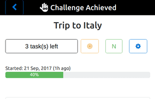 Challenge Achieved screenshot 1