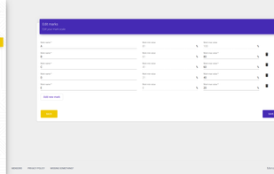 Manage your mark scale