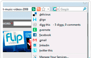 Shareaholic screenshot 1