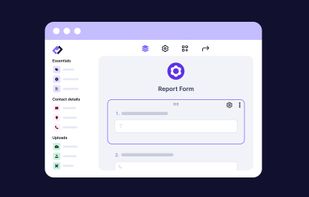 forms.app, form builder app opened in a browser