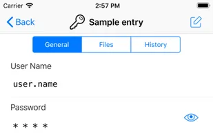 KeePassium screenshot 2