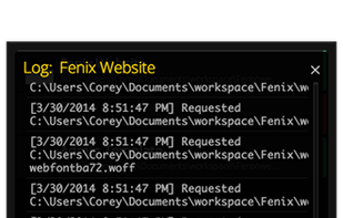 Fenix Web Server screenshot 3