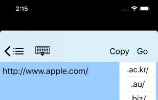 Easy URL Keyboard screenshot 1