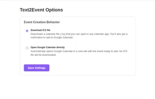 Text2Event screenshot 3