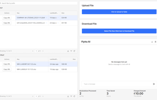 Dashboard screenshot