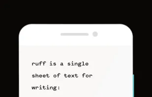 ruff: a writing companion screenshot 2
