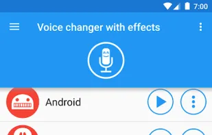 Voice changer with effects screenshot 1
