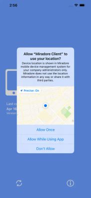 Miradore screenshot 2