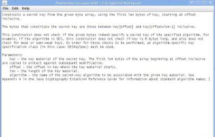 Encrypted Notepad screenshot 2