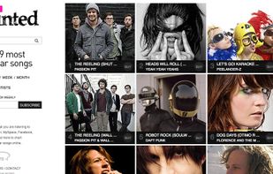 The main chart page