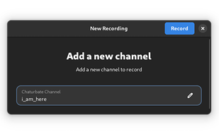 Pleasure DVR GTK screenshot 1