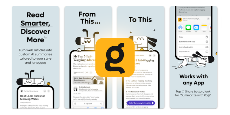 Kagi launches Summarize app for iOS & Android, search attribution, study mode, and more image