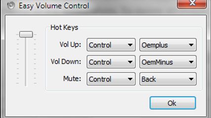 A screenshot of Easy Volume Control's settings.