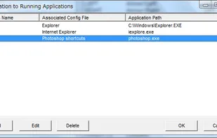 Associate your config file to a running application 
