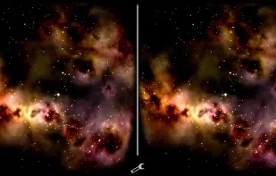 Space - Stars & Clouds 3D Wallpaper screenshot 2