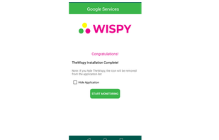 TheWiSpy app icon hide screen