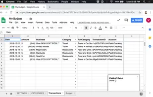 BudgetSheet screenshot 1