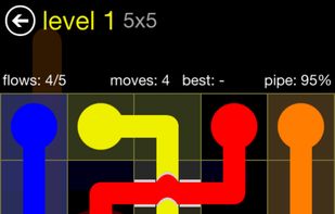 Flow Free: Bridges screenshot 1