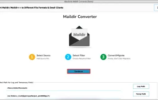 Maildir Converter Tool screenshot 1