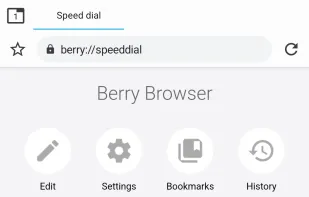 Berry Browser screenshot 1