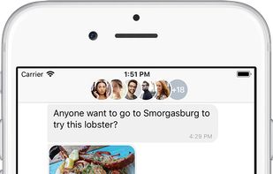 Chat with new friends and plan adventures