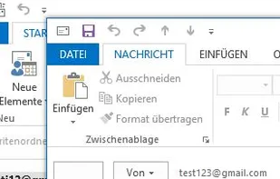 SetFrom Outlook 2013/2016 Add-In screenshot 1