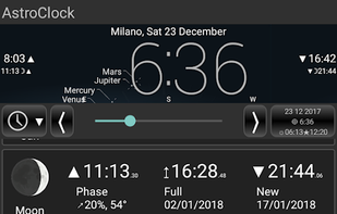 Planets & Night info