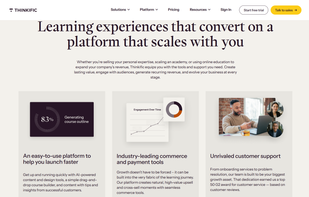 Thinkific screenshot 1