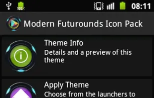 Futurounds icon pack screenshot 2