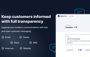 Keep customers informed