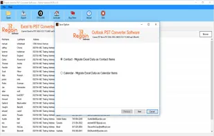 Regain Excel to PST Converter screenshot 2