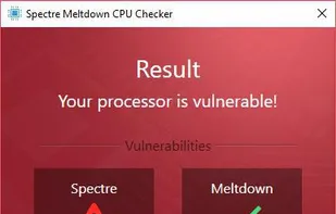 Your processor is vulnerable!