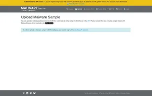 MalwareBazaar screenshot 1