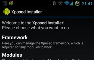 Xposed Installer screenshot 1