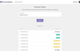 Domain Scout screenshot 2
