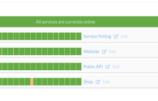 Status Page screenshot 1
