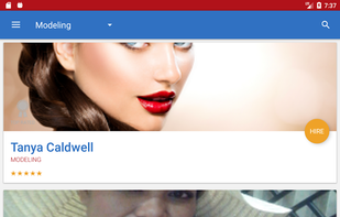 TalentRaters Hire Me Talent Search screenshot 1